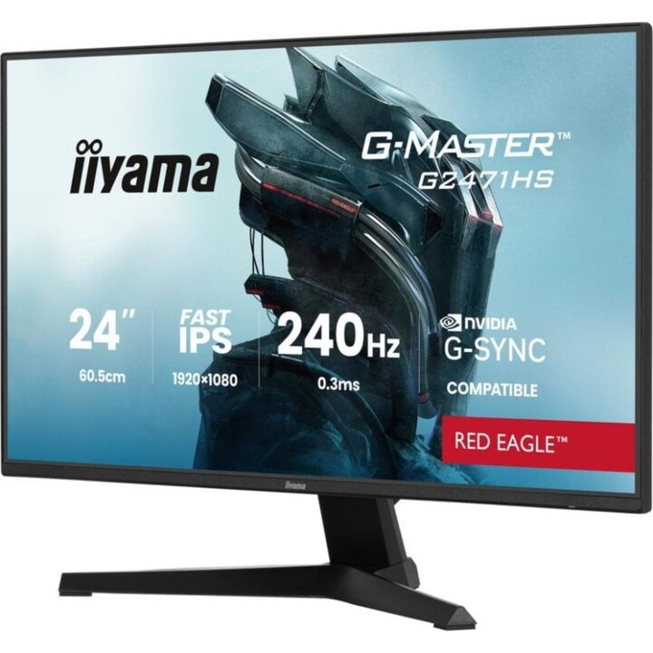 Monitor iiyama G-MASTER G2471HS-B1 23,8" FullHD 240Hz Veloce IPS HDR10 G-SYNC Altoparlanti