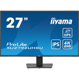 iiyama ProLite XU2792UHSU-B6 Monitor IPS 4K de 27" com HDMI, DisplayPort, hub USB, PIP, PBP e economia dinâmica de energia