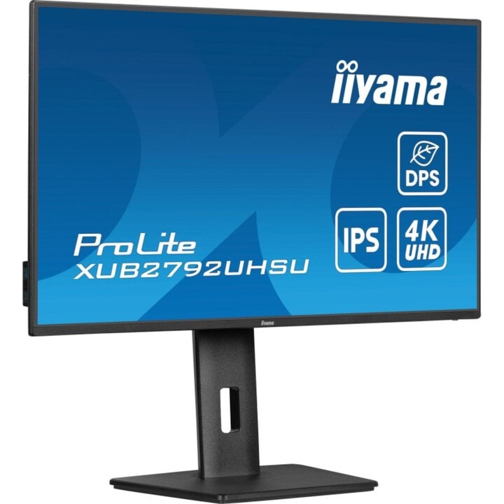 iiyama ProLite XUB2792UHSU-B6 27" IPS 4K 100Hz USB-C Monitor Adjustable Height Speakers