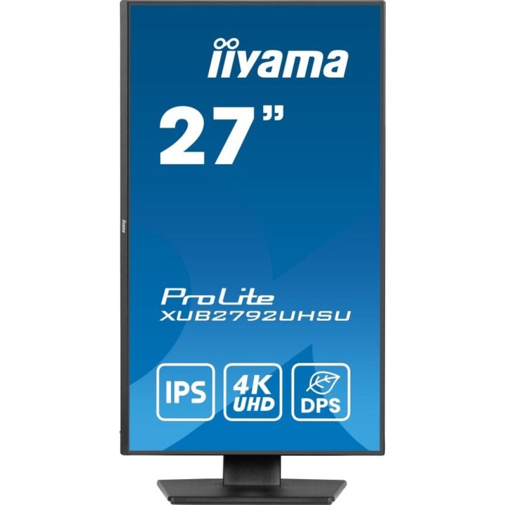 iiyama ProLite XUB2792UHSU-B6 27" IPS 4K 100Hz USB-C Monitor Adjustable Height Speakers