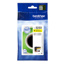 Impressora Brother LC3233Y original, tinta amarela, 1.500 páginas.
