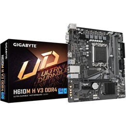 Placa-mãe Gigabyte H610m H V3 Ddr4 Intel H610 Express Lga 1700 Micro Atx
