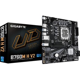 Placa base|GIGABYTE|Intel B760 Express|LGA1700|Micro-ATX|Memoria DDR5|Ranuras de memoria: 2|B760MHV21.0