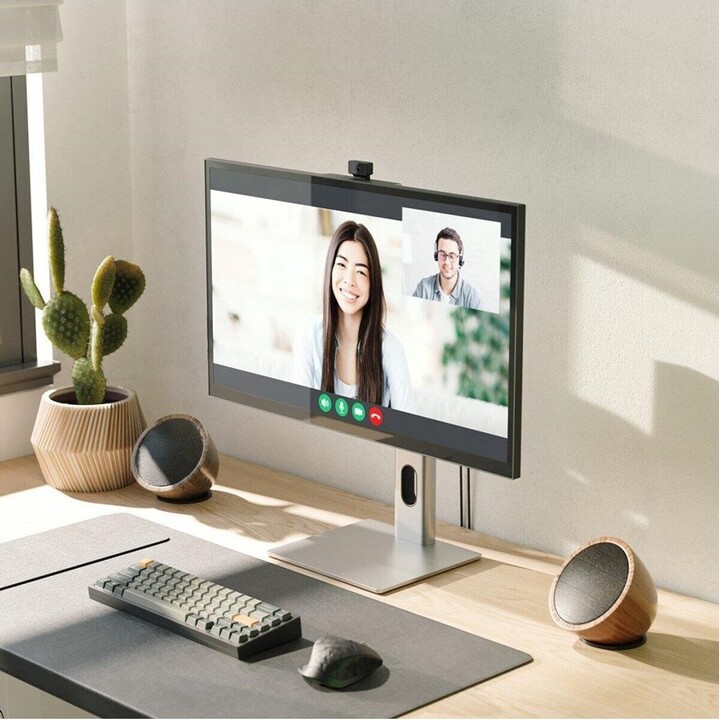 Alogic TFT 27" Clarity Pro 4K 60Hz +Webcam+65WPD USB-C