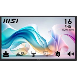 Msi Pro Mp165 E6 Monitor O Tv Portátil Monitor Portátil Negro 39,6 Cm (15.6") Led 1920 X 1080 Pixeles