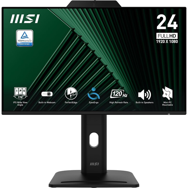 LCD Monitor|MSI|PRO MP242PMG|23.8"|Business|Panel IPS|1920x1080|16:9|120 Hz|1 ms|Speakers|PROMP242PMG