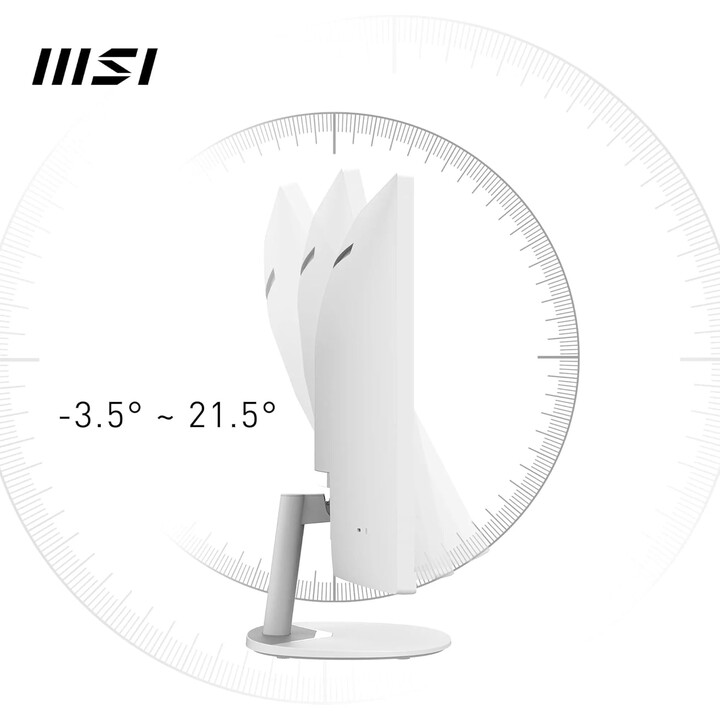 Msi Monitor Pro Mp341cqw 34" gebogen. 3440 x 1440 Uwqhd. 100 Hz. Weiß