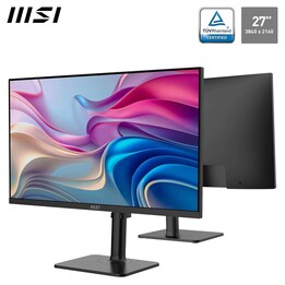 Monitor LCD Msi Modern Md272Uphg 27" Business/4K Matte Ips Panel 3840X2160 16:9 60Hz 4 Ms Speakers Black Color Modernmd272U