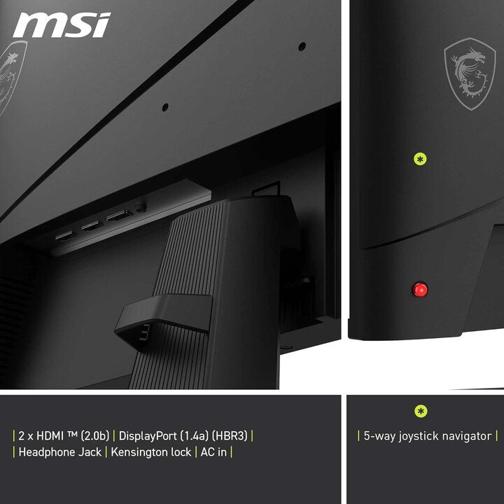 Monitor LCD|MSI|MAG 274QF X24|27"|Gaming|Mate|Panel IPS|2560x1440|16:9|240Hz|0.5 ms|Color Negro|MAG274QFX24