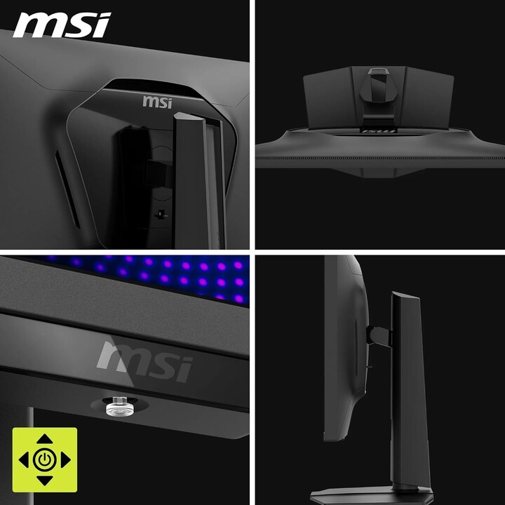 Monitor LCD|MSI|MAG 274UPDF E16M|27"|Gaming/Sem bordas/4K|Fosco|Painel IPS|3840x2160|16:9|160Hz|0,5 ms|Cor: Preto|MAG274UPD