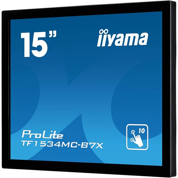 iiyama Prolite TF1534MC-B7X 38,1 cm (15 Zoll) Touchscreen-Monitor, 1024 x 768 Pixel, Multi-User, Schwarz
