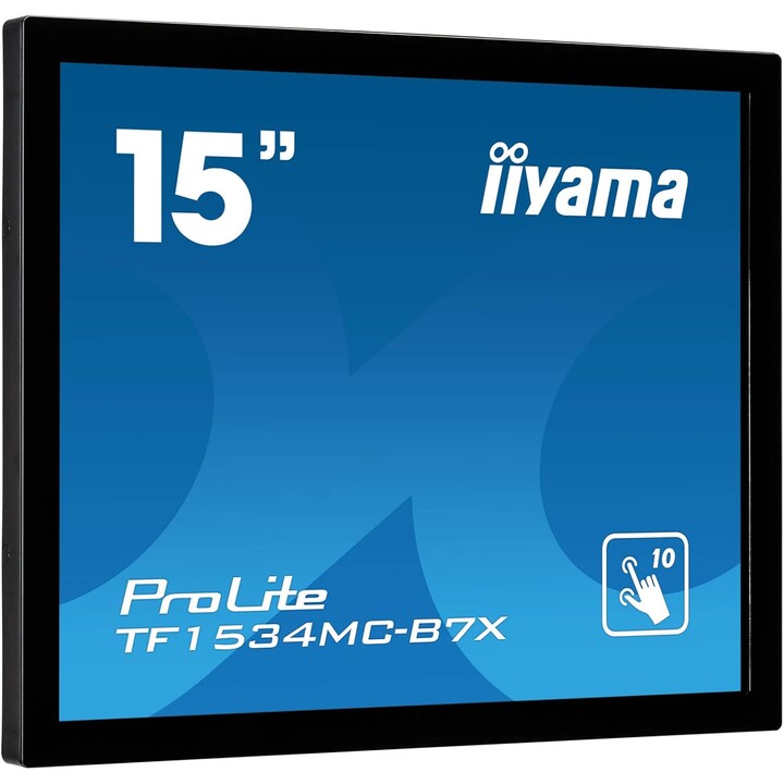 iiyama Prolite TF1534MC-B7X 38.1 cm (15 inch) Touchscreen Monitor, 1024 x 768 pixels, Multi-user, Black