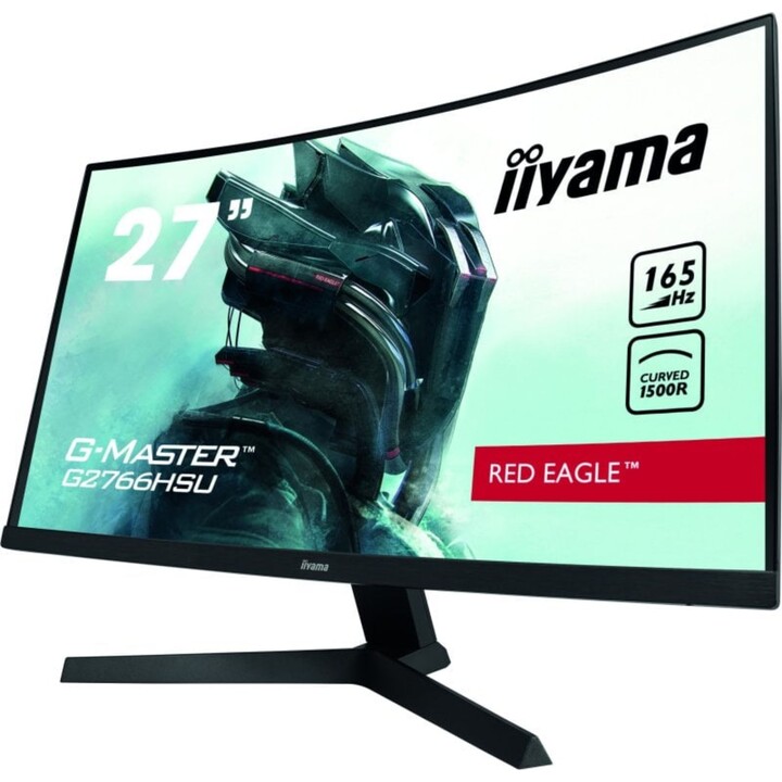 Curved Monitor iiyama G-MASTER Red Eagle G2766HSU-B1 27" LED FullHD 165Hz FreeSync Premium