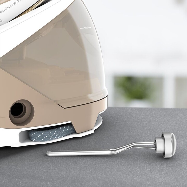 Tefal Pro Express Eco GV9E22E0 estación plancha al vapor 2200 W 1,8 L Durilium AirGlide Autoclean soleplate Beige, Blanco