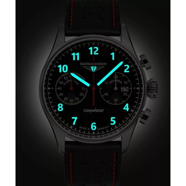 Bauhaus Aviation Tornado 42mm Noir