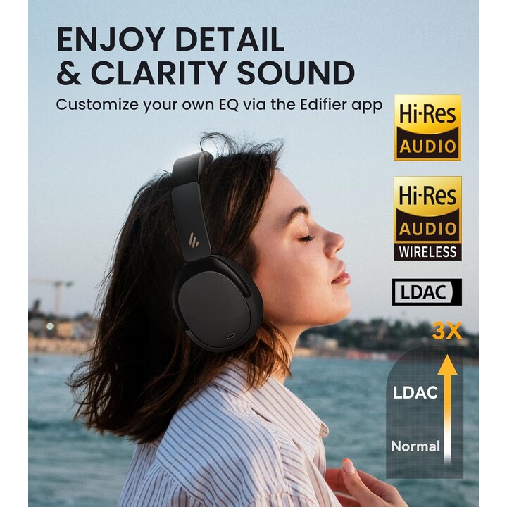 Edifier WH950NB 2025 Casque ANC Bluetooth Noir