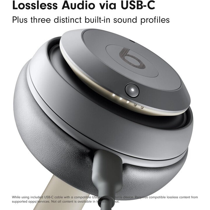 Beats Studio Pro ANC Gris Sable - Casque Bluetooth