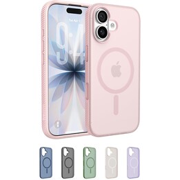 Capa Belkin SheerForce Grip para iPhone 17 compatível com MagSafe - rosa