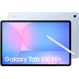 Samsung Galaxy Tab S10 FE + Android Tablet, Wifi, 12 + 256 GB, tela 13.1, S Pen incluída, bateria de longa duração, azul