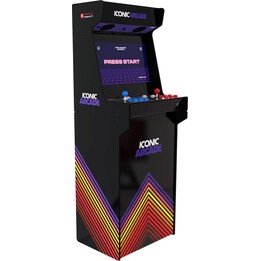 Gabinete de Arcade Icônico com Wi-Fi Multicolorido
