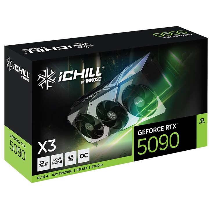 Inno3D iChill GeForce RTX 5090 X3 NVIDIA 32GB GDDR7