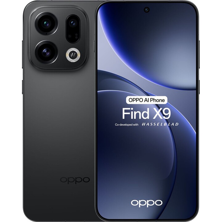 Oppo Find X9 5G, 16GB 512GB, 6,59 AMOLED FHD+, 7025mAh, Doppia SIM, Nero