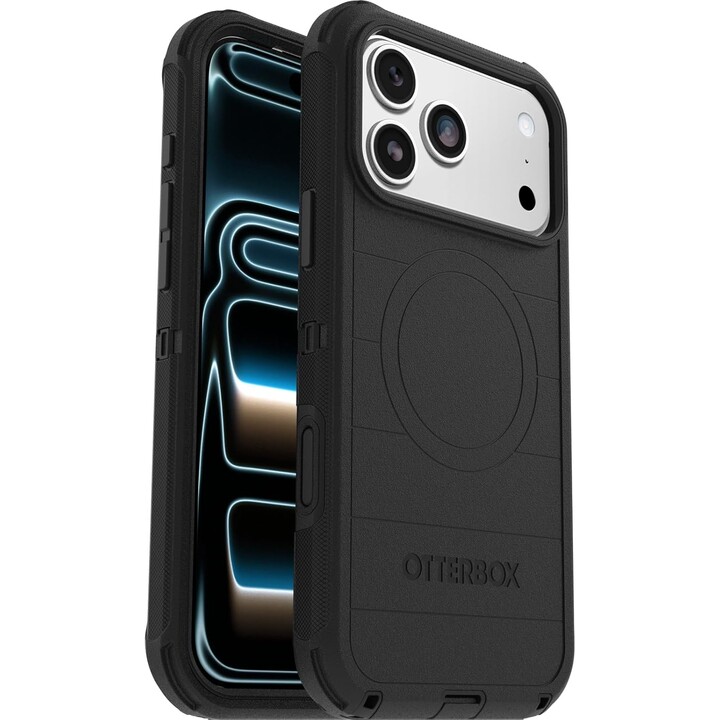 Funda MagSafe Otterbox Defender Series Pro para iPhone 17 Pro Max, negra