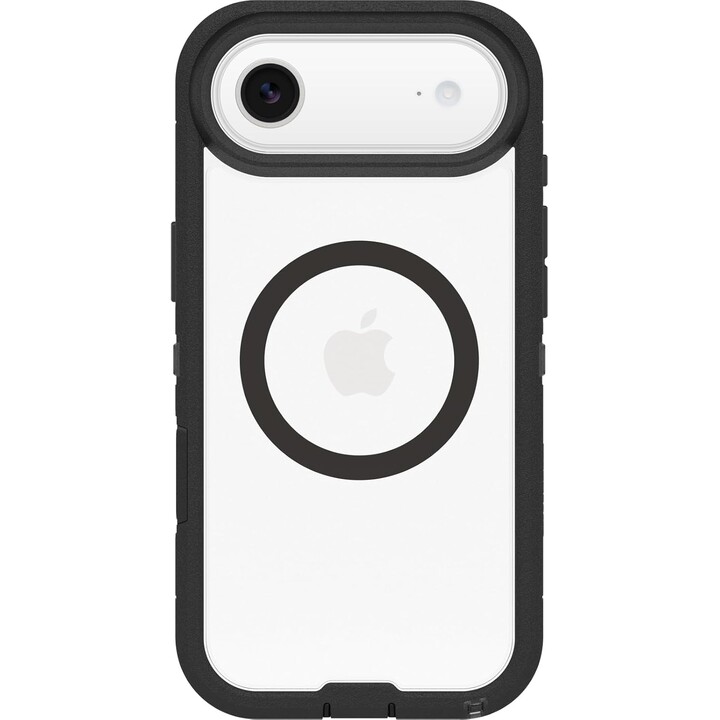 Capa transparente MagSafe Otterbox Defender Series Pro XT para iPhone Air, transparente/preta