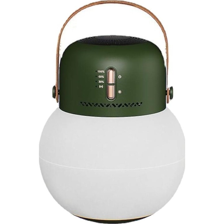 Lampe de camping en plein air avec haut-parleur Bluetooth vert