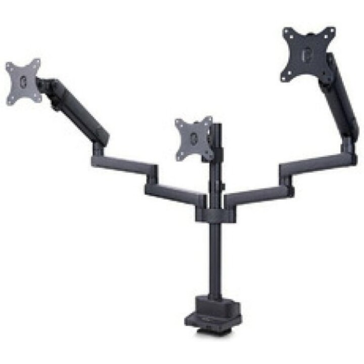 Soporte de sobremesa para tres monitores StarTech 3 pantallas de hasta 27" Brazos articulados ajustables