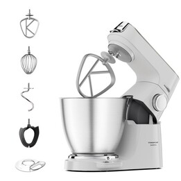 Kenwood Titanium Chef Baker XL Food Processor 1200W 7L White with Integrated Scale