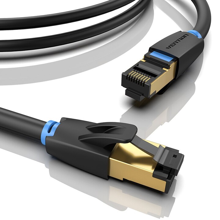 Vention RJ45 SFTP Network Cable IKABL Cat.8/ 10m/ Black