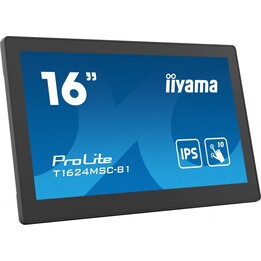 iiyama T1624MSC-B1 (15,6") Moniteur à écran tactile LED Full HD 1920 x 1080 pixels, noir