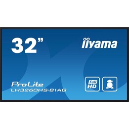 iiyama LH3260HS-B1AG 80 cm (31.5") LED Wifi 500 cd/m² Full HD Noir Écran de signalisation numérique