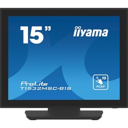 Monitor LCD touchscreen iiyama ProLite T1532MSC-B1S 38,1 cm (15") 1024 x 768 Pixel XGA, nero