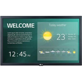 Lg Electronics LG 22SM3G-B 546.10 mm LCD Digital Signage Display - Edge LED - 1080p - USB - HDMI - Black