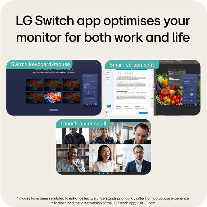 Moniteur LG UltraFine 32U720A-B.AEU 80 cm (31,5")