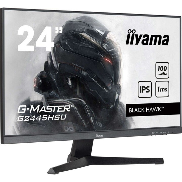 Moniteur Iiyama BLACK HAWK G-MASTER G2445HSU-B2 23,8" LED IPS FullHD 100 Hz Freesync