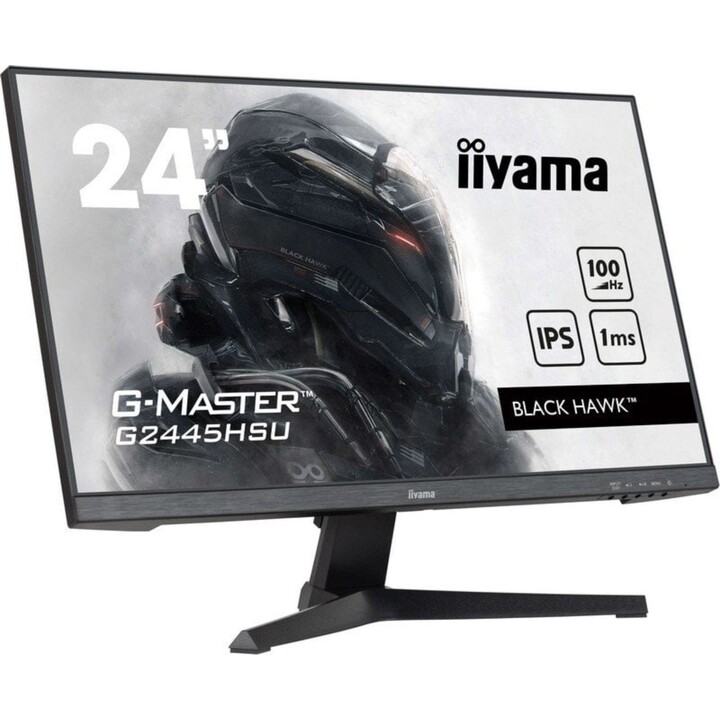 Moniteur Iiyama BLACK HAWK G-MASTER G2445HSU-B2 23,8" LED IPS FullHD 100 Hz Freesync