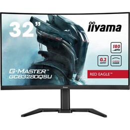 Monitor curvo iiyama G-Master GCB3280QSU-B2 32" VA QHD 180Hz 0.2ms USB-A Altavoces Altura Ajustable