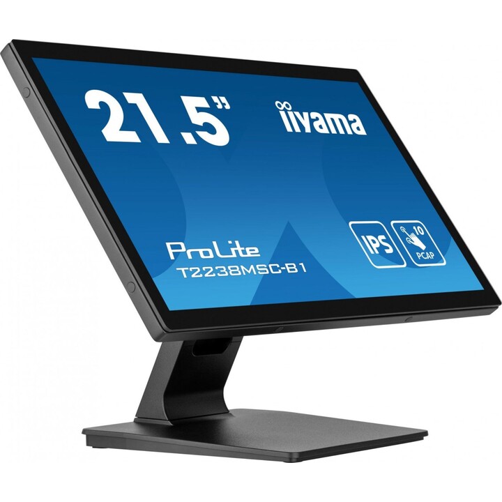 iiyama ProLite T2238MSC-B1 Monitor touchscreen LED FHD da 54,6 cm (21,5") 1920 x 1080 Pixel, Nero