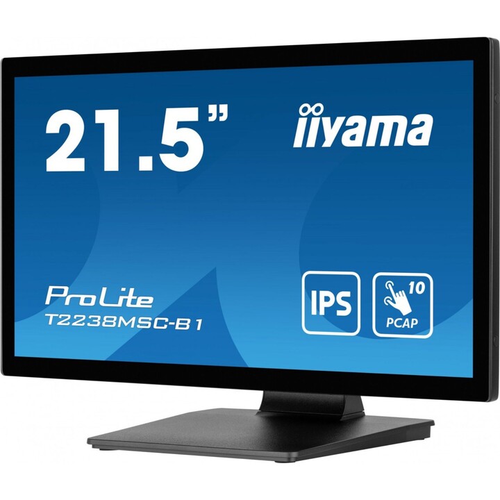 iiyama ProLite T2238MSC-B1 Monitor touchscreen LED FHD da 54,6 cm (21,5") 1920 x 1080 Pixel, Nero