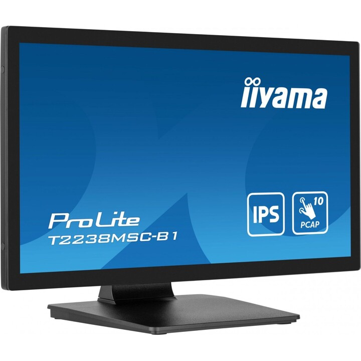 iiyama ProLite T2238MSC-B1 Monitor touchscreen LED FHD da 54,6 cm (21,5") 1920 x 1080 Pixel, Nero