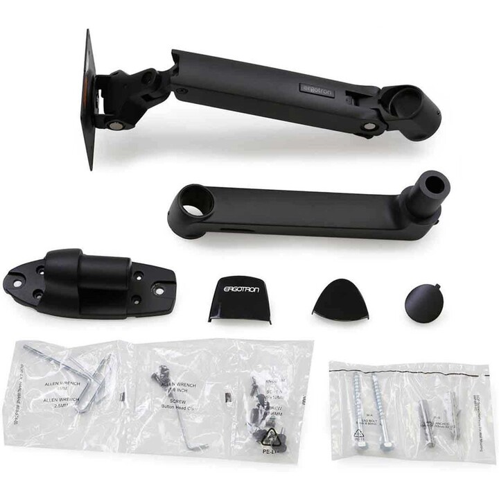 Ergotron 45-243-224 Brazo de montaje para pantalla plana de 34" con capacidad de carga de 24,91 lb