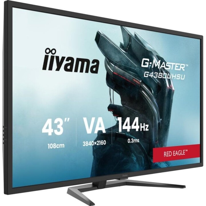 iiyama G-MASTER G4380UHSU-B2 43" UltraHD 4K 144Hz VA Gaming HDR400 Monitor