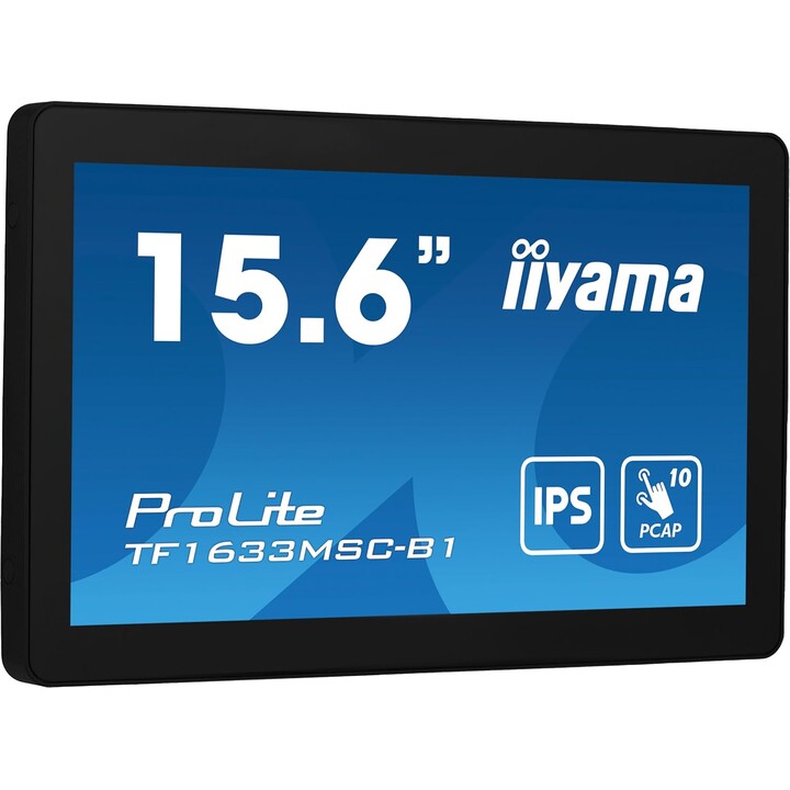 Monitor iiyama TF1633MSC-B1-15.6", IPS, 1920x1080/75Hz, 1H1DP