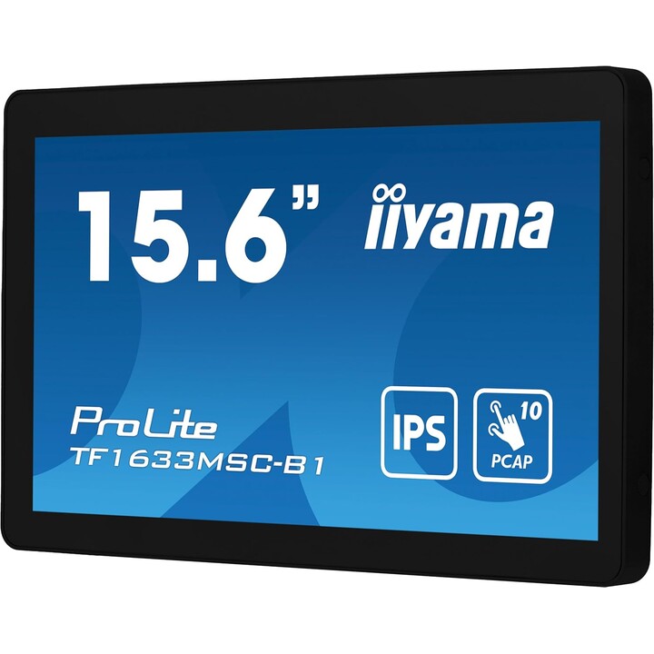 Monitor iiyama TF1633MSC-B1-15.6", IPS, 1920x1080/75Hz, 1H1DP