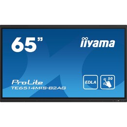 iiyama Prolite TE6514MIS-B2AG 65" (164 cm) 4K UHD VA LED Display, 50-point touch, PureTouch-IR+, HDMI DP