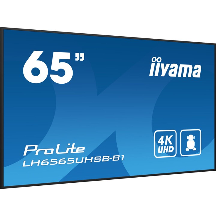 iiyama LH6565UHSB-B1 (64.5") LED Wifi 800 cd/m² 4K Ultra HD Display di segnalazione Nero