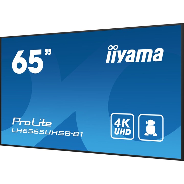 iiyama LH6565UHSB-B1 (64.5") LED Wifi 800 cd/m² 4K Ultra HD Display di segnalazione Nero